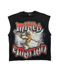 Mixed Emotions Angel Sleeveless Tee Black