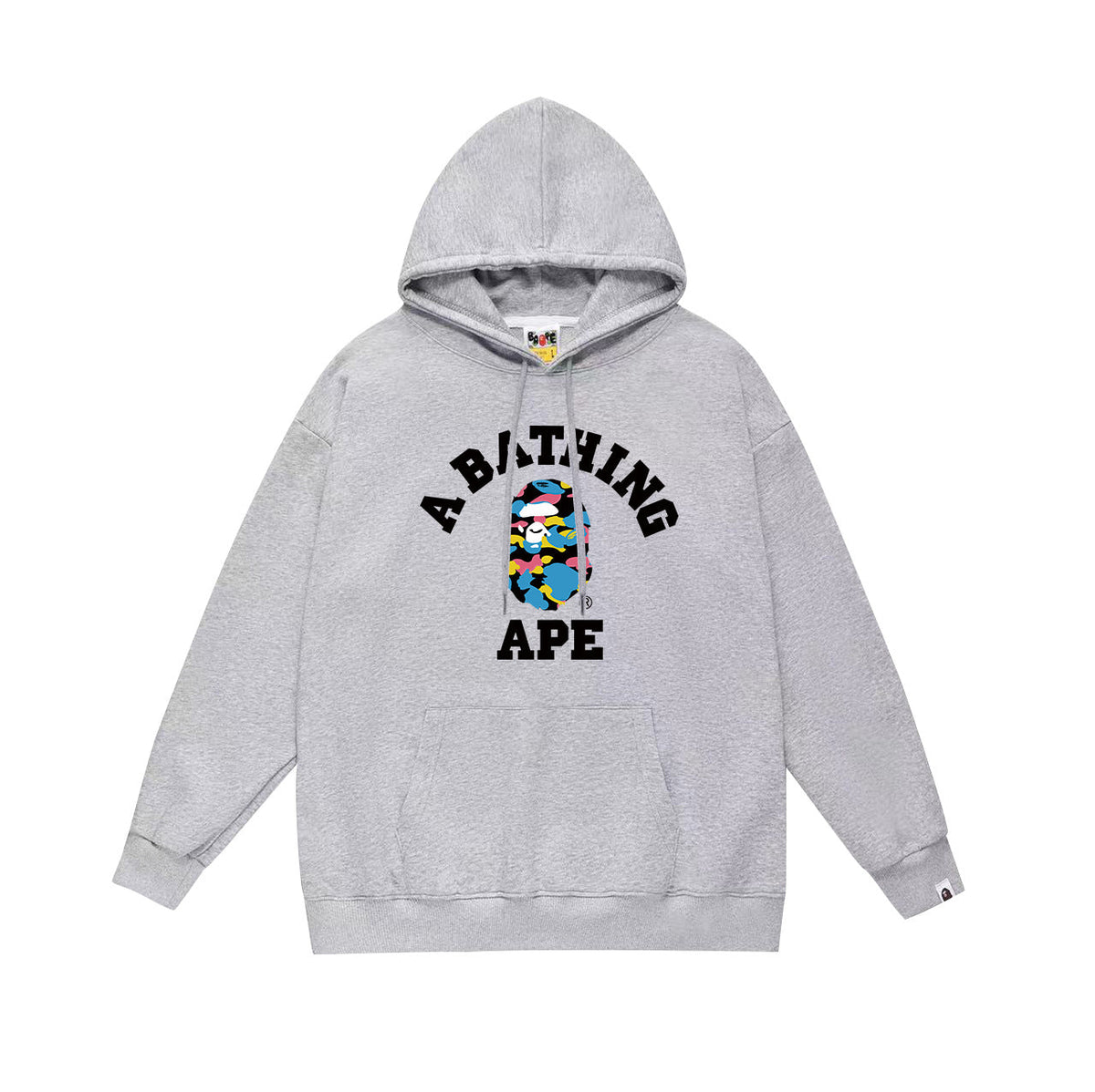 BAPE Multi-Camo College Logo Pullover Hoodie